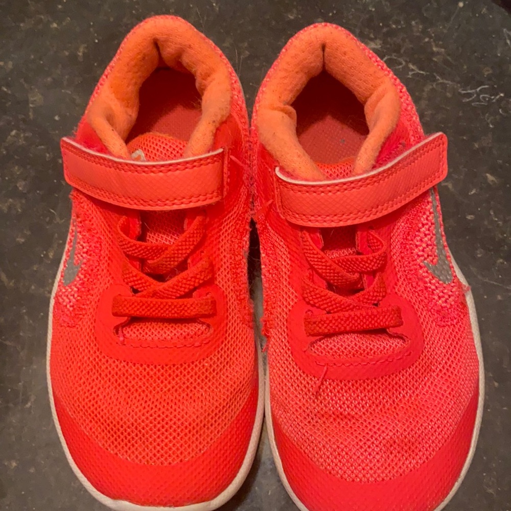Gently used Hot Pink Girl Nike Sneakers